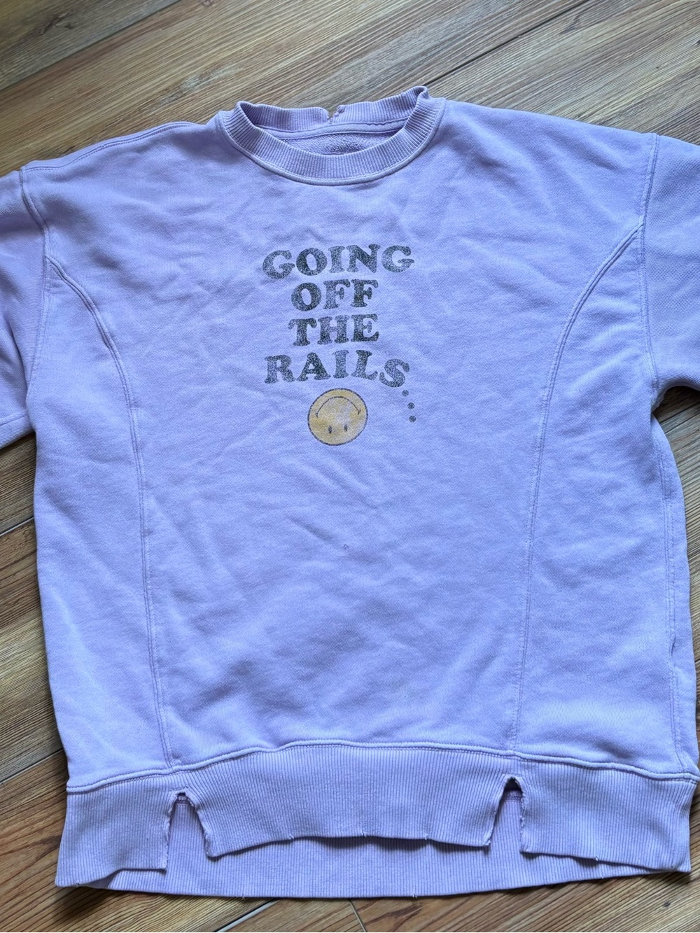 aerie Pastel Lavender Pullover Oversized Sweatshirt